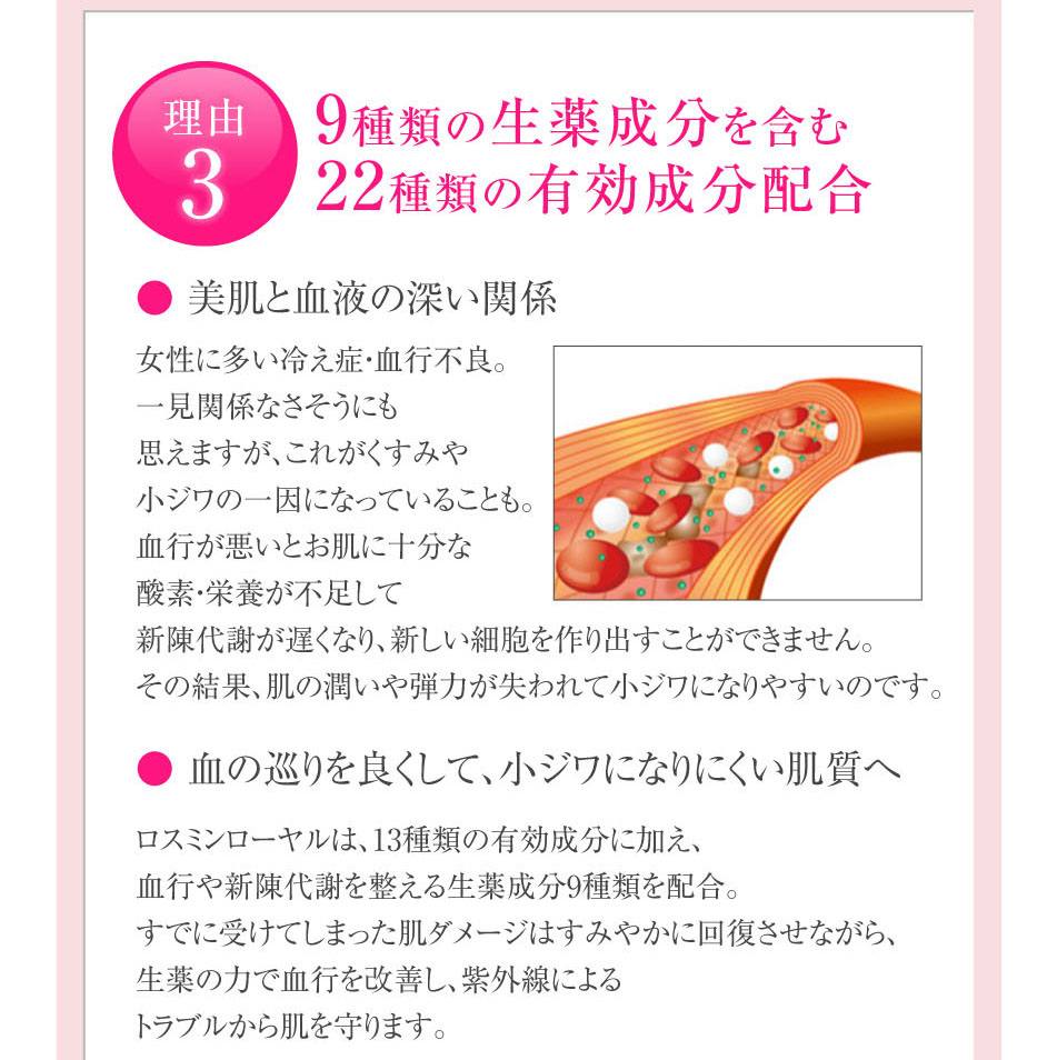 理由39種類の生薬成分を含む22種類の有効成分配合